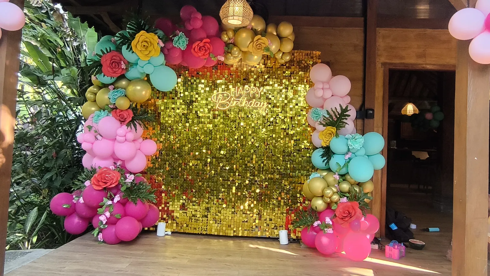 Sequin Shimmer Wall Backdrop - from Rp 3.500.000